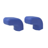 Maxbell 2x Front Tow Hooks Covers Easy Installation Hitch Covers for Jeep 07-23 Blue