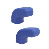 Maxbell 2x Front Tow Hooks Covers Easy Installation Hitch Covers for Jeep 07-23 Blue