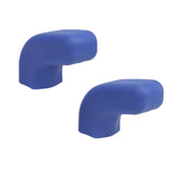 Maxbell 2x Front Tow Hooks Covers Easy Installation Hitch Covers for Jeep 07-23 Blue