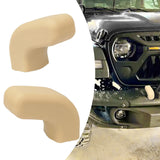Maxbell 2x Front Tow Hooks Covers Easy Installation Hitch Covers for Jeep 07-23 Yellow
