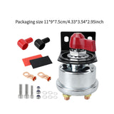 Maxbell 12V Battery Disconnect Switch Battery Cut Off Switch for Vehicle Car RV Red