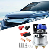 Maxbell 12V Battery Disconnect Switch Battery Cut Off Switch for Vehicle Car RV Blue