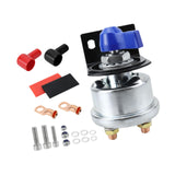 Maxbell 12V Battery Disconnect Switch Battery Cut Off Switch for Vehicle Car RV Blue