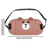 Maxbell Car Seat Foot Rest Children Travel Accessories Cute Bear Support