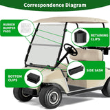 Maxbell Club Car Windshield Sash Clip Replace Parts Professional Golf Carts Equipment