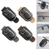 Maxbell Sun Visor Eyeglass Holder Sturdy Universal Car Interior Glasses Storage Clip Black