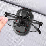 Maxbell Sun Visor Eyeglass Holder Sturdy Universal Car Interior Glasses Storage Clip Black