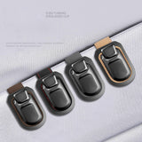 Maxbell Sun Visor Eyeglass Holder Sturdy Universal Car Interior Glasses Storage Clip Beige