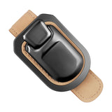 Maxbell Sun Visor Eyeglass Holder Sturdy Universal Car Interior Glasses Storage Clip Beige