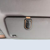 Maxbell Sun Visor Eyeglass Holder Sturdy Universal Car Interior Glasses Storage Clip Beige
