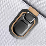 Maxbell Sun Visor Eyeglass Holder Sturdy Universal Car Interior Glasses Storage Clip Beige