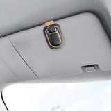 Maxbell Sun Visor Eyeglass Holder Sturdy Universal Car Interior Glasses Storage Clip Beige