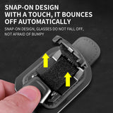 Maxbell Sun Visor Eyeglass Holder Sturdy Universal Car Interior Glasses Storage Clip Grey