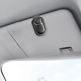 Maxbell Sun Visor Eyeglass Holder Sturdy Universal Car Interior Glasses Storage Clip Grey