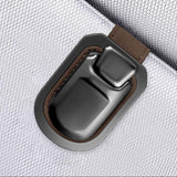 Maxbell Sun Visor Eyeglass Holder Sturdy Universal Car Interior Glasses Storage Clip Brown