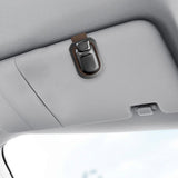 Maxbell Sun Visor Eyeglass Holder Sturdy Universal Car Interior Glasses Storage Clip Brown