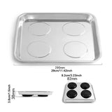 Maxbell Suction Cup Storage Bowl Holder Tool Tray for Sockets Bolts Small Parts