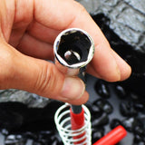 Maxbell Spark Plug Socket Wrench Premium for Motorcycles Lawn Mower Garage Shop Sleeve 1.6 cm