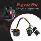 Maxbell Taillight Socket Wiring Harness 68004166AC Replaces for Jeep Wrangler JK