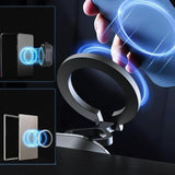 Maxbell Magnetic Car Phone Holder Stable Phone Stand for Travel Exercing Mirror