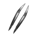 Maxbell Car Headlights Eyebrows Glossy Black Decoration Stickers for BMW E72 x6