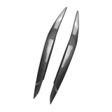 Maxbell Car Headlights Eyebrows Glossy Black Decoration Stickers for BMW E72 x6