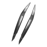 Maxbell Car Headlights Eyebrows Glossy Black Decoration Stickers for BMW E72 x6