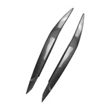 Maxbell Car Headlights Eyebrows Glossy Black Decoration Stickers for BMW E72 x6