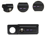 Maxbell USB Charger Hub Black Professional Accessories for Jimny 2019-2025 Jb74 Left Driver Side