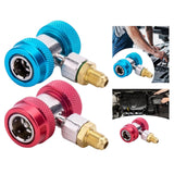 Maxbell Quick Coupler Adapter Supplies Easy to Install Air Conditioning Hose Fitting Low