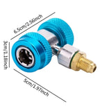 Maxbell Quick Coupler Adapter Supplies Easy to Install Air Conditioning Hose Fitting Low