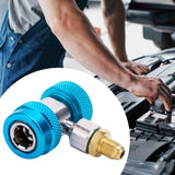 Maxbell Quick Coupler Adapter Supplies Easy to Install Air Conditioning Hose Fitting Low