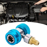 Maxbell Quick Coupler Adapter Supplies Easy to Install Air Conditioning Hose Fitting Low