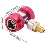Maxbell Quick Coupler Adapter Supplies Easy to Install Air Conditioning Hose Fitting High