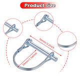 Maxbell Pto Shaft Locking Pin Round Safe Coupler Pin for Truck Farming Garden