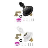 Maxbell RV Water Inlet Sturdy Maintenance Practical with Check Valve for Marine Black