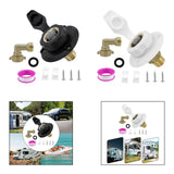 Maxbell RV Water Inlet Sturdy Maintenance Practical with Check Valve for Marine Black