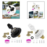 Maxbell RV Water Inlet Sturdy Maintenance Practical with Check Valve for Marine Black