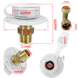 Maxbell RV Water Inlet Sturdy Maintenance Practical with Check Valve for Marine White