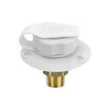 Maxbell RV Water Inlet Sturdy Maintenance Practical with Check Valve for Marine White
