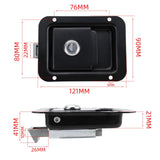 Maxbell RV Toolbox Lock Replace Practical Carbon Steel Accessory with Key Panel Lock