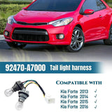 Maxbell Tail Light Harness Accessories Taillight Wiring Connector for Kia Forte