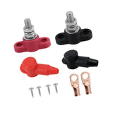 Maxbell 2 Pieces M10 Terminal Posts Battery Junction Block for Automotive