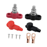 Maxbell 2 Pieces M10 Terminal Posts Battery Junction Block for Automotive