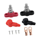 Maxbell 2 Pieces M10 Terminal Posts Battery Junction Block for Automotive