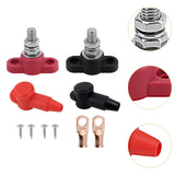 Maxbell 2 Pieces M10 Terminal Posts Battery Junction Block for Automotive