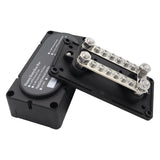 Maxbell Bus Bar Power Distribution Block Junction Block for Car Automotive Boat Black