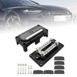 Maxbell Bus Bar Power Distribution Block Junction Block for Car Automotive Boat Black