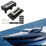 Maxbell Bus Bar Power Distribution Block Junction Block for Car Automotive Boat Black
