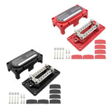 Maxbell Bus Bar Power Distribution Block Junction Block for Car Automotive Boat Black